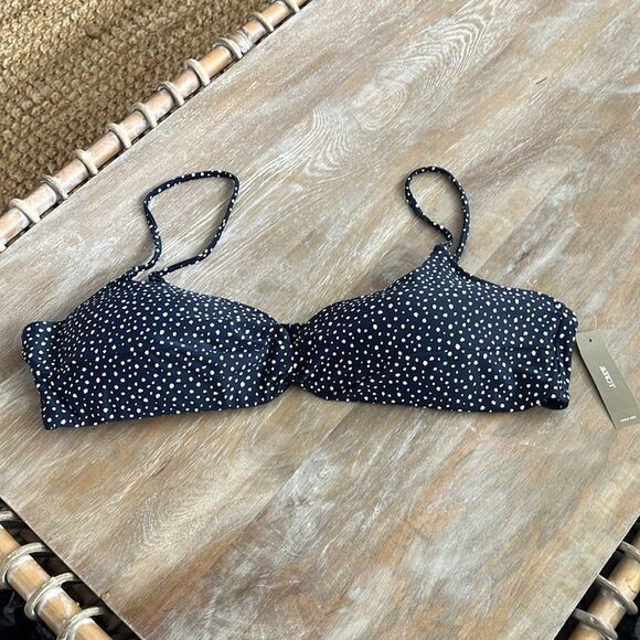 J Crew Strappy twist bikini top in dot Womens Size‎ 2X - Picture 2 of 6